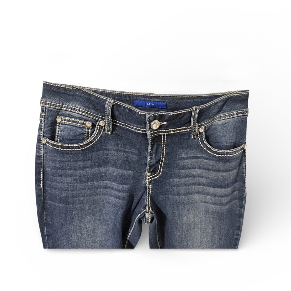 Apt. 9 Embellished Tummy Control Bootcut Jeans - Picture 2 of 4